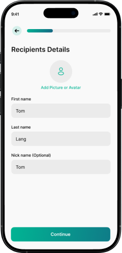 Add your beneficiary